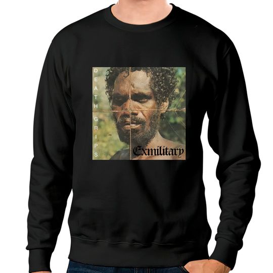 Discover Death Grips -Exmilitary Album Art Sweatshirts