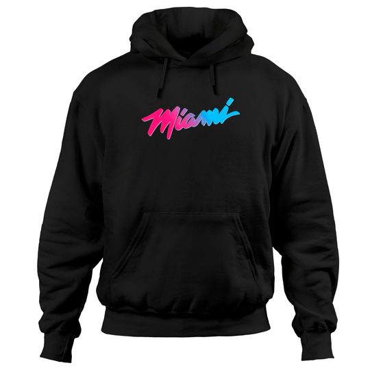 Discover Men's Hoodies Miami Script