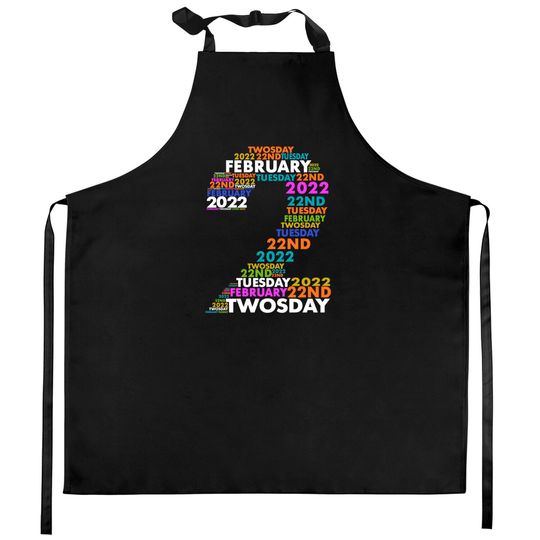 Discover Twosday Tuesday - February 2nd 2022 - Commemorative Twosday Kitchen Aprons