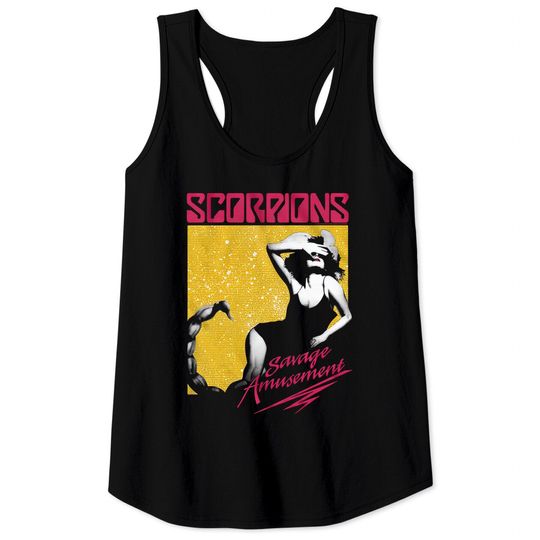 Discover Scorpions Rock Band Savage Amusement Adult Short Sleeve Tank Tops