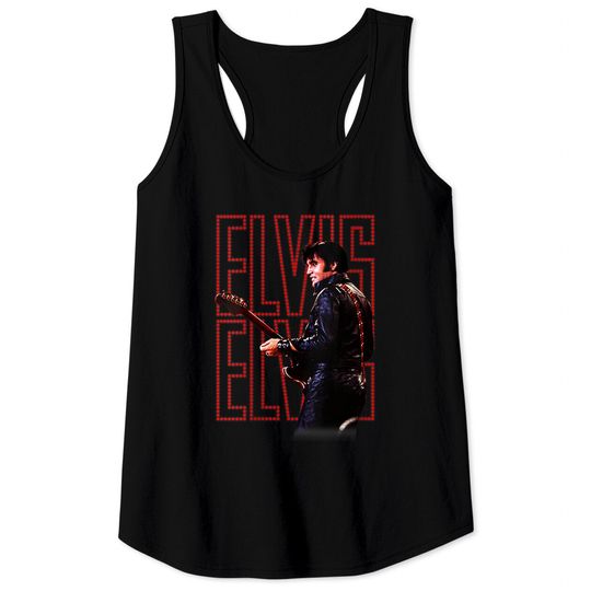 Discover Elvis Presley Official 68 Comeback Special Rock Band Tank Tops