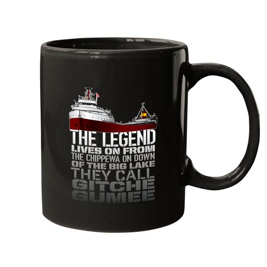 Discover The Legend Lives On - Edmund Fitzgerald - Mugs