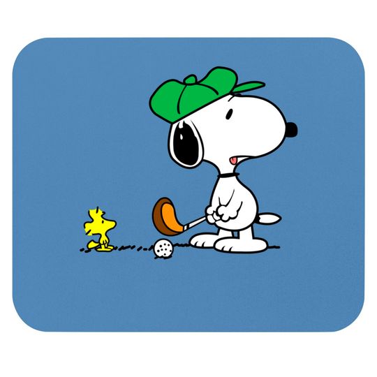Discover Snoopy Golf Mouse Pads