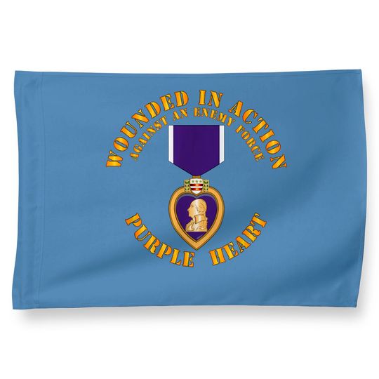 Discover Wounded In Action Purple Heart House Flags