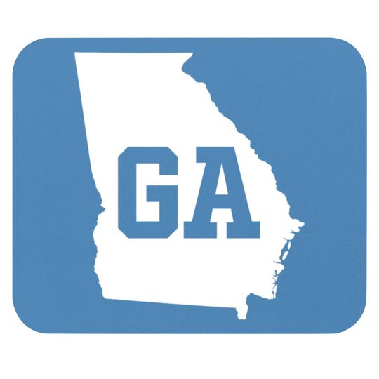 Discover Georgia State Map GA Mouse Pads