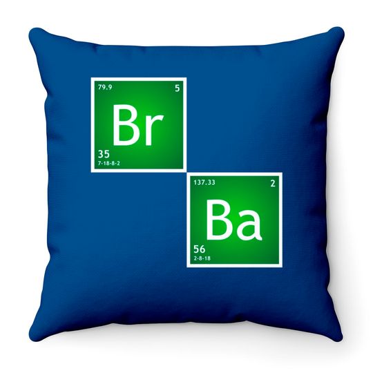 Discover Breaking Bad Elements Throw Pillows
