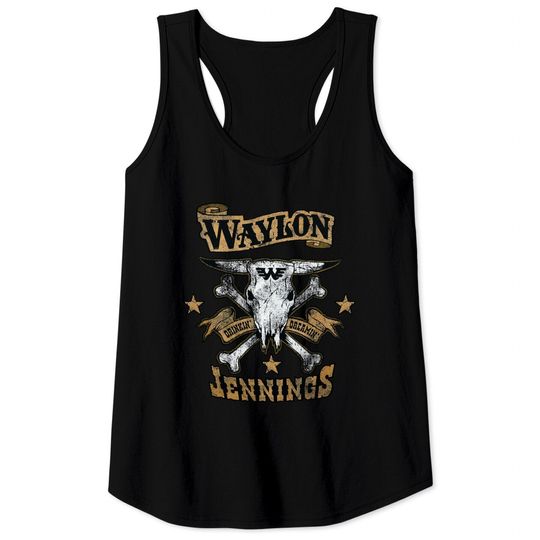 Discover Waylon Jennings Logo Design Classic Tank Tops