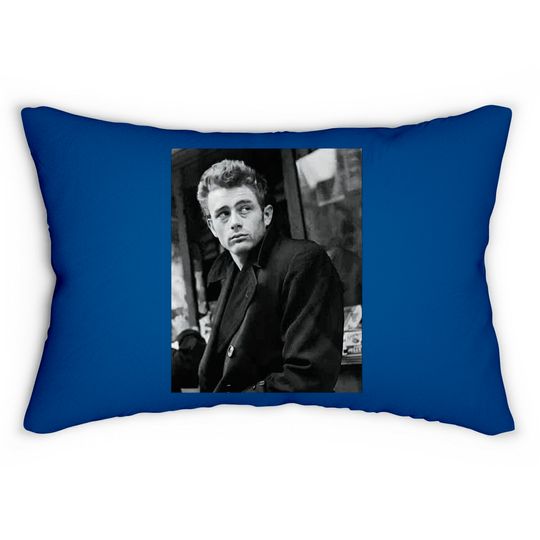 Discover James Dean 1950's American Heartthrob Staring Lumbar Pillows