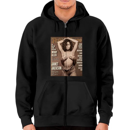 Discover Janet Jackson Zip Hoodies