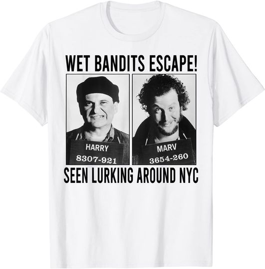Discover Wets Bandits Homes Alones T-Shirt