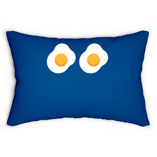 Discover Funny Fried Egg Omelette Bikini Costume Lumbar Pillows