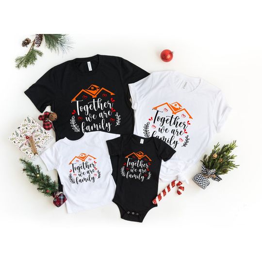 Discover Together We Are A Family Matching T-Shirts