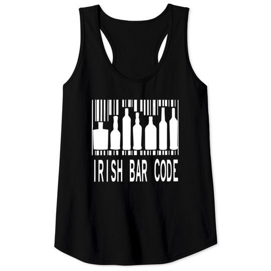 Discover Irish Bar Code 2 Tank Tops