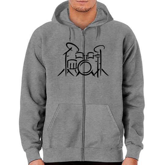 Discover Drums Zip Hoodies