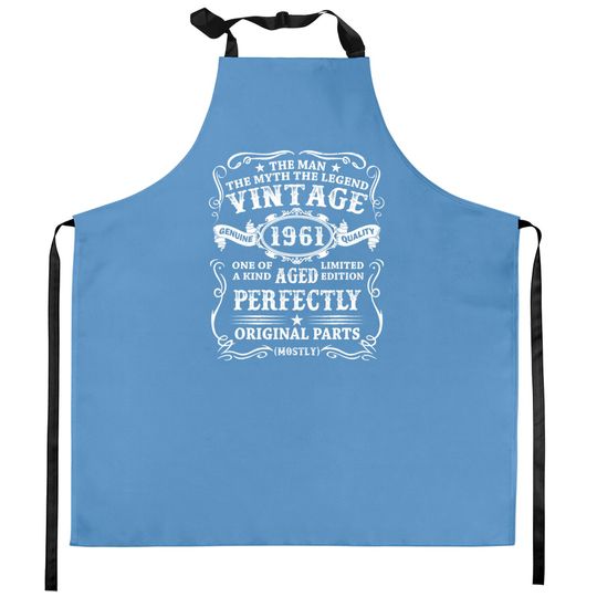Discover Vintage 1963 Man Myth Legend 60th Birthday Mens Kitchen Aprons