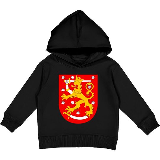 Discover Finland Suomi Lion Kids Pullover Hoodies