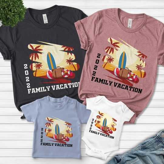 Discover Summer Hawaii Beach Tropical Family Vacation 2022 T-Shirts