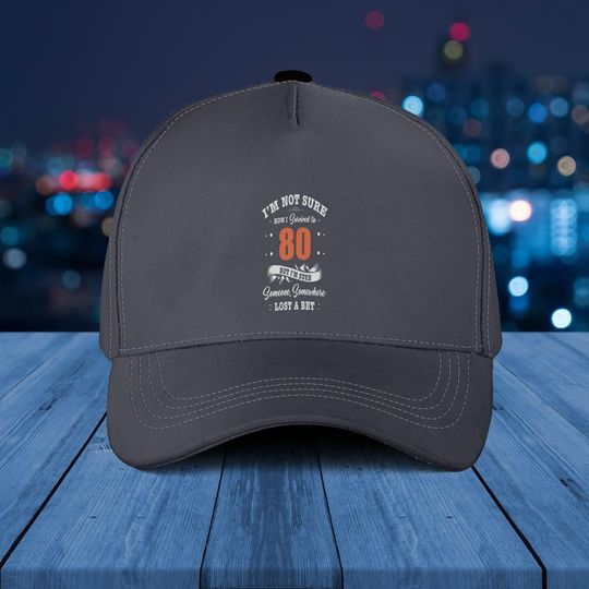 Discover 80th Birthday Gifts I Survived 80 Years Old Funny TZ2 Classic Baseball Cap