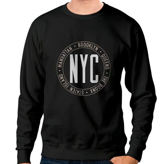Discover New York Boroughs Five Boroughs NYC Lovers and Residents Sweatshirts