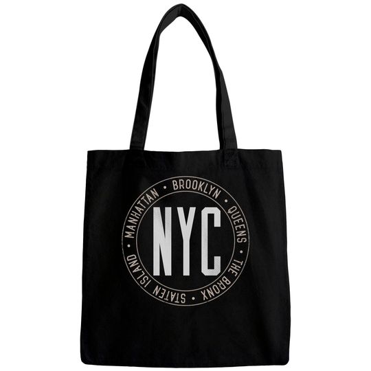 Discover New York Boroughs Five Boroughs NYC Lovers and Residents Bags
