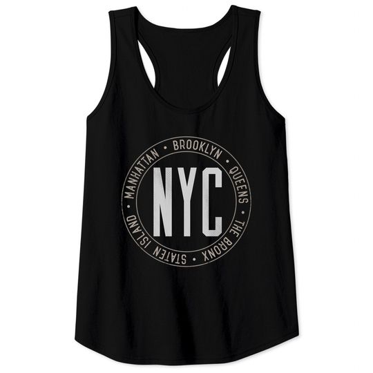 Discover New York Boroughs Five Boroughs NYC Lovers and Residents Tank Tops