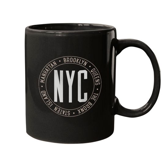 Discover New York Boroughs Five Boroughs NYC Lovers and Residents Mugs