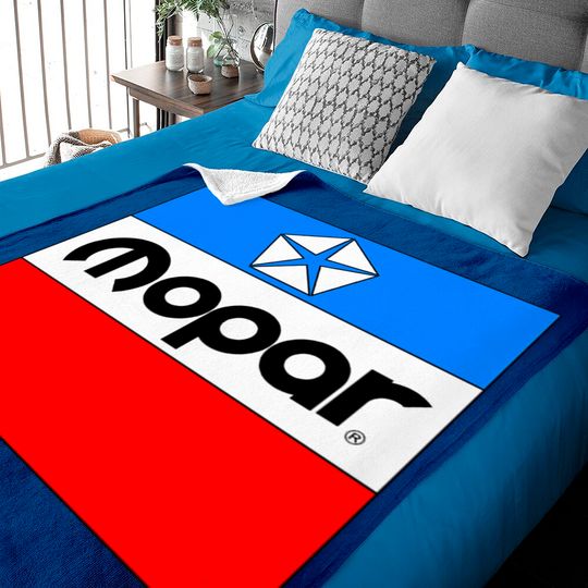 Discover Classic Mopar Block Logo - Mopar - Baby Blankets