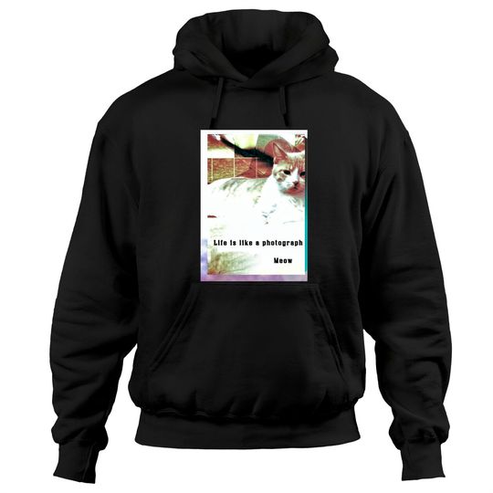Discover Meow cat meme saying quote Hoodies