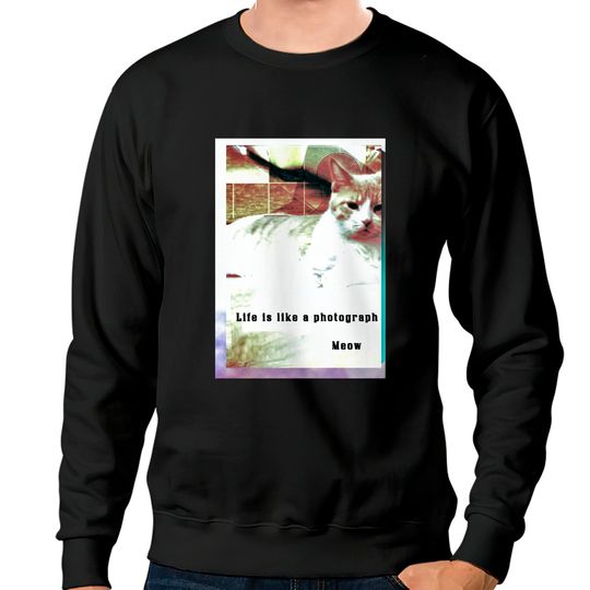 Discover Meow cat meme saying quote Sweatshirts