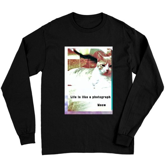 Discover Meow cat meme saying quote Long Sleeves