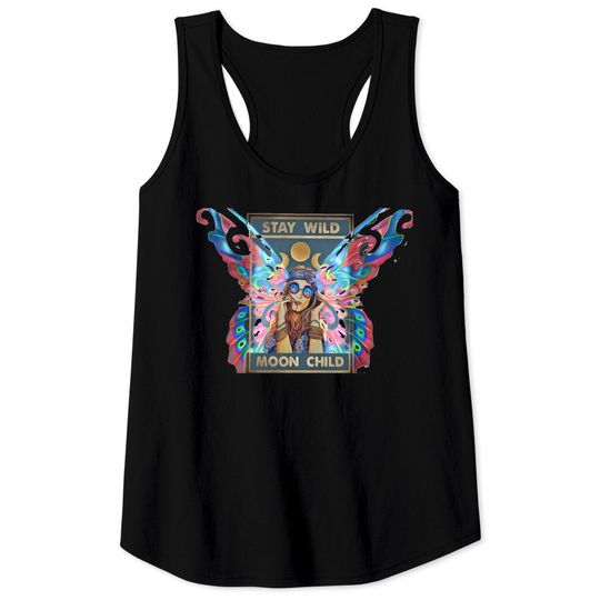 Discover Stay Wild Moon Child Tank Tops