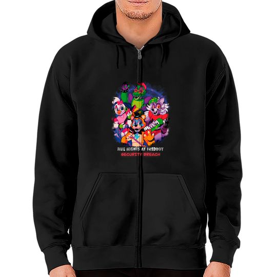 Discover Fnaf Security Breach Classic Zip Hoodies
