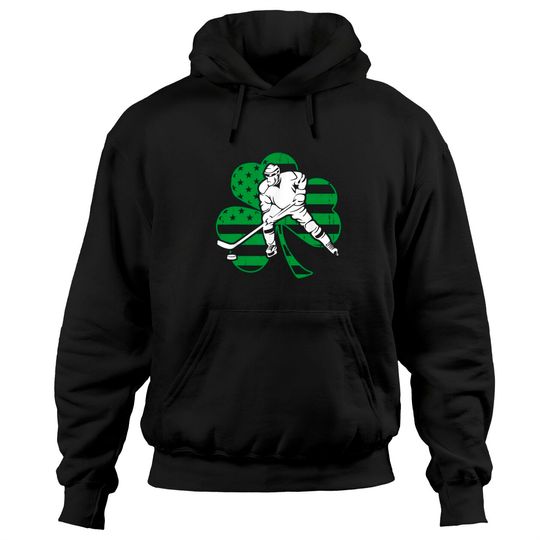 Discover Irish Hockey Player Shamrock St Patrick's Day Hoodies