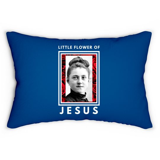 Discover Little Flower Of Jesus St Therese of Lisieux Catholic Saint Lumbar Pillows