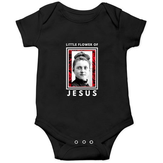 Discover Little Flower Of Jesus St Therese of Lisieux Catholic Saint Onesie