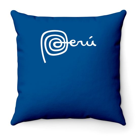 Discover Marca Peru Throw Pillows