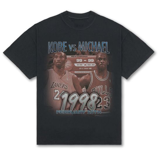 Discover Kobe VS Michael 1998 T-shirt