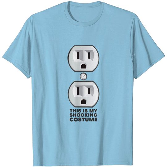 Discover Electrical Outlet Plug Shocking Halloween Outfit T Shirt