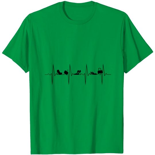 Discover EKG Heartbeat Shoes & Bags T Shirt