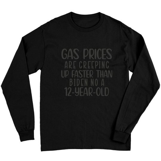Discover Trump 2024 US Eagle Gas Pump Conservative Anti Liberal Biden Long Sleeves