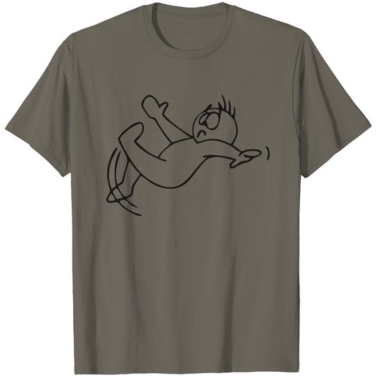 Discover People Slip On The Floor T Shirt