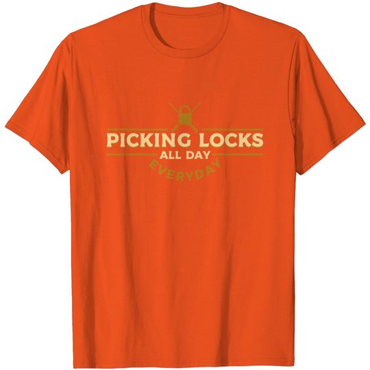 Discover Lock Picking Padlock T Shirt