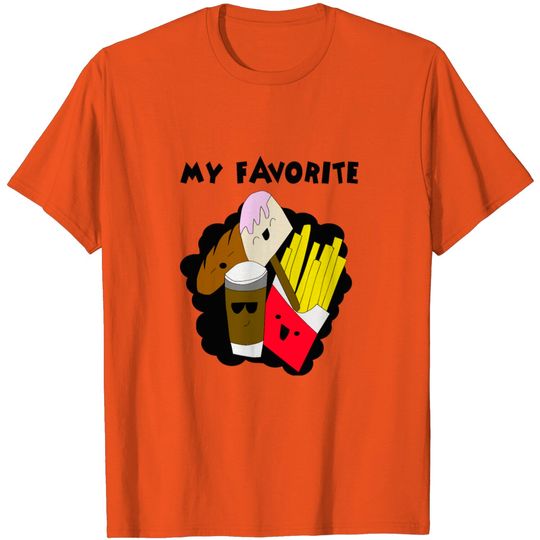 Discover My Favorite Snack Cartoon T Shirt