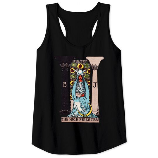 Discover Tarot Card The High Priestess Tank Tops