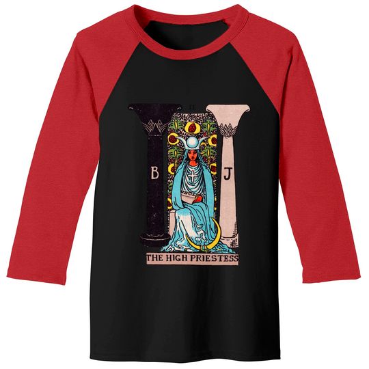 Discover Tarot Card The High Priestess Baseball Tees
