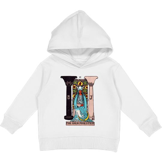 Discover Tarot Card The High Priestess Kids Pullover Hoodies