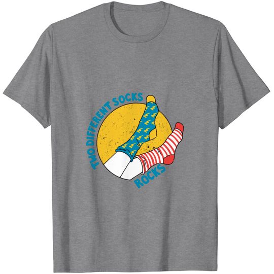 Discover TWO DIFFERENT SOCKS T Shirt