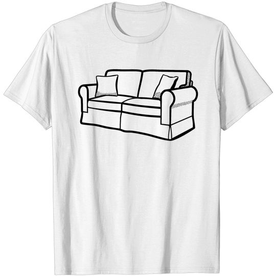 Discover Sofa Lineart T Shirt
