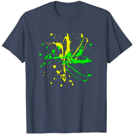 Discover Spray Paint Splatter Multi Color Graffiti Graphic T Shirt