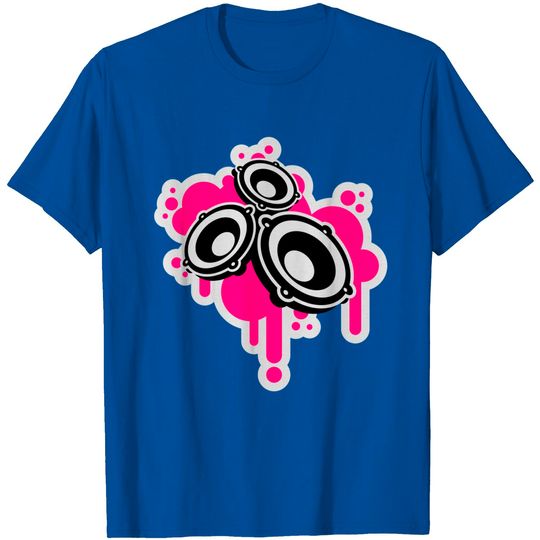 Discover Speakers With Drops Of Paint T Shirt